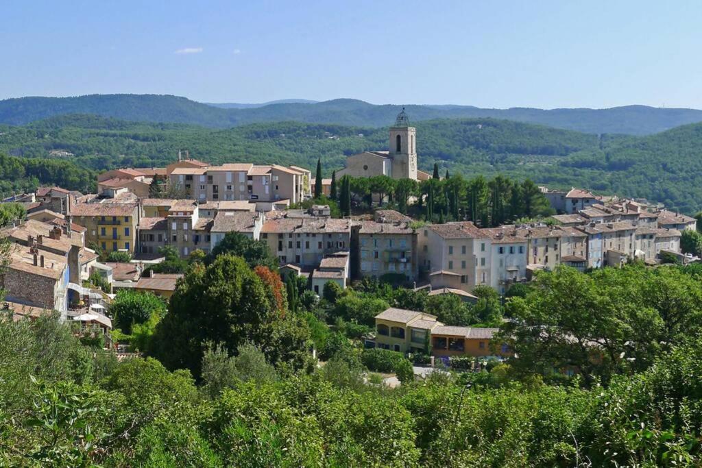 Gite Provencal Independant Avec Piscine Chauffee : Le Suy Bien Flayosc Exterior photo