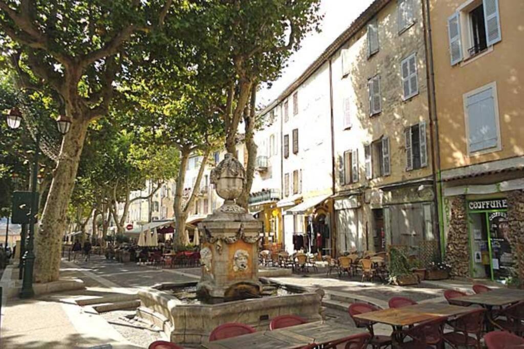 Gite Provencal Independant Avec Piscine Chauffee : Le Suy Bien Flayosc Exterior photo